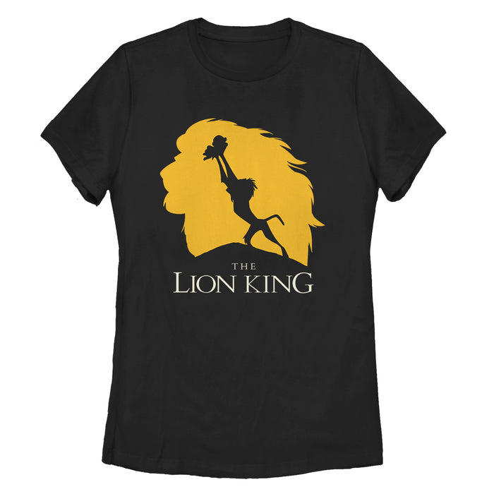 fifth sun Women's Lion King Pride Rock Silhouette T-Shirt