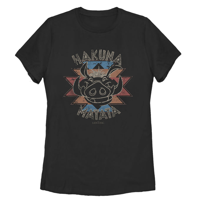 fifth sun Women's Lion King Pumbaa Hakuna Matata T-Shirt