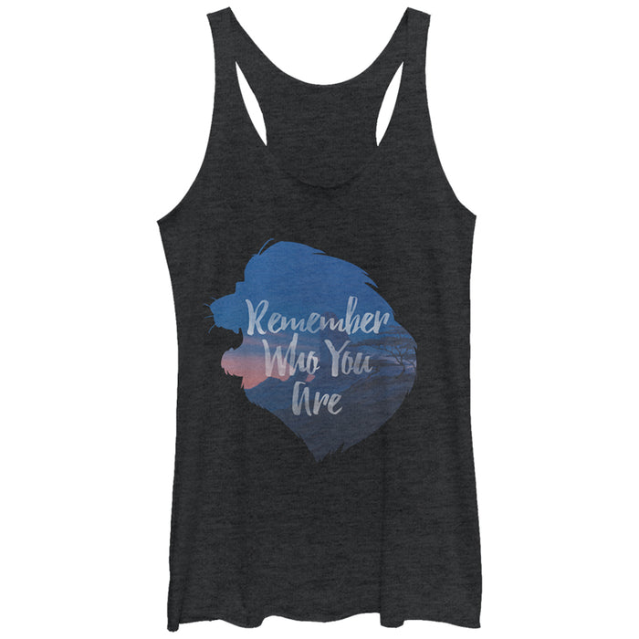 fifth sun Women's Lion King Remember Who You Are Simba Racerback Tank Top