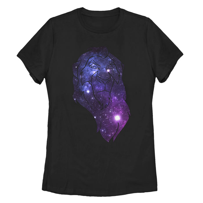 fifth sun Women's Lion King Scar Star Profile T-Shirt
