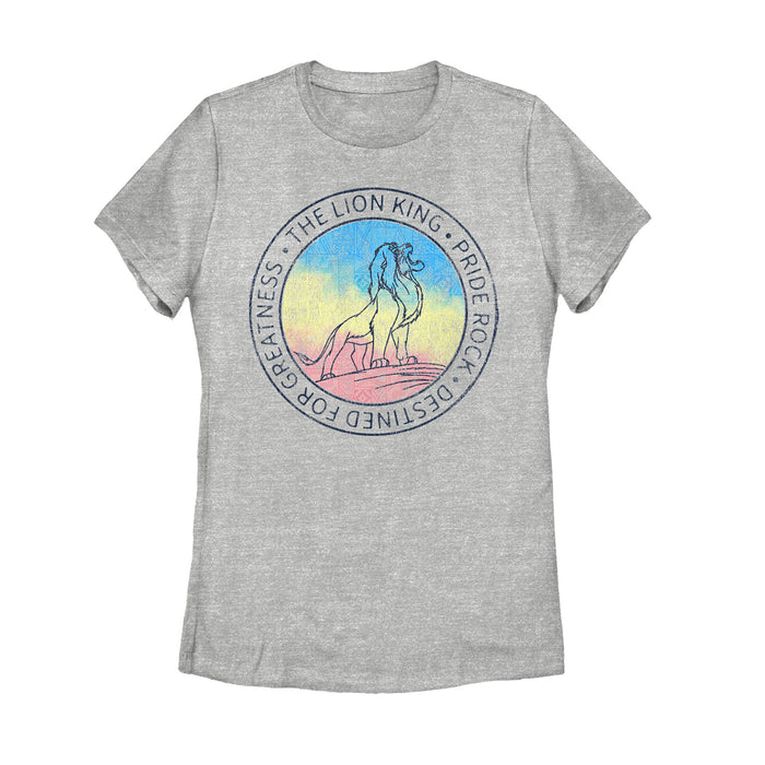 Fifth Sun Women's Lion King Simba Destiny Rainbow T-Shirt