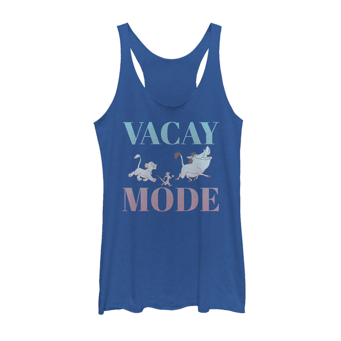 fifth sun Women's Lion King Vacay Mode Racerback Tank Top