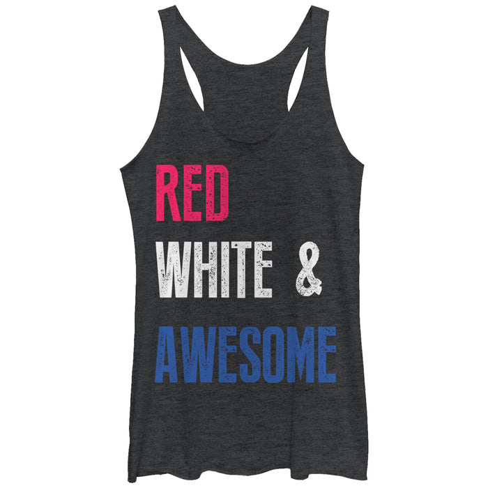 fifth sun Women's Lost Gods American Awesome Racerback Tank Top