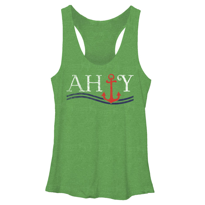 fifth sun Women's Lost Gods Anchors Ahoy Racerback Tank Top