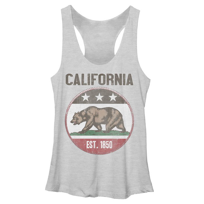 fifth sun Women's Lost Gods California Est 1850 Racerback Tank Top