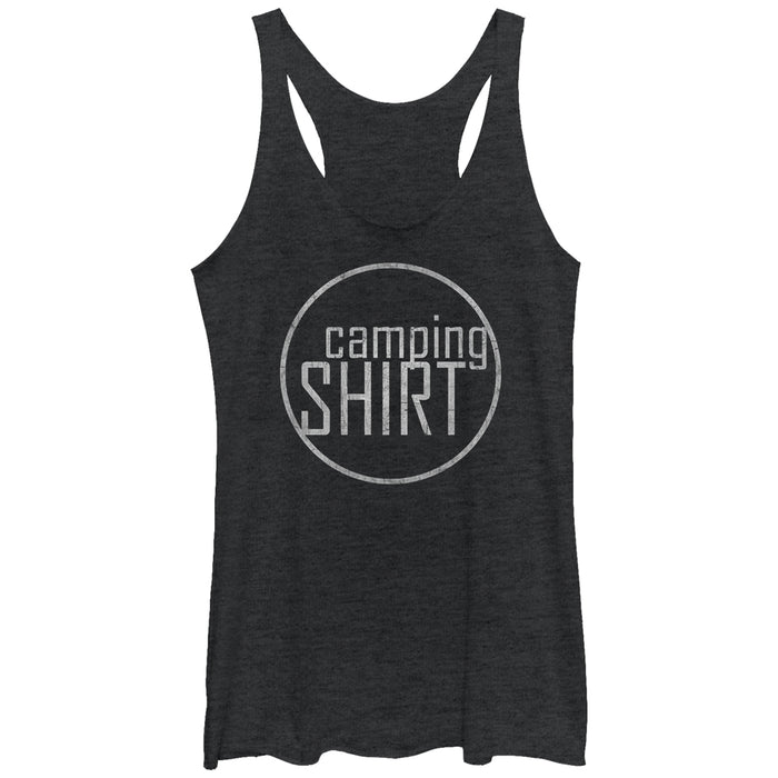 fifth sun Women's Lost Gods Camping Shirt Racerback Tank Top