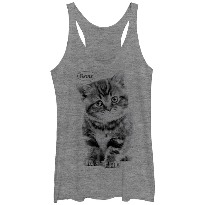 fifth sun Women's Lost Gods Cat Roar Racerback Tank Top