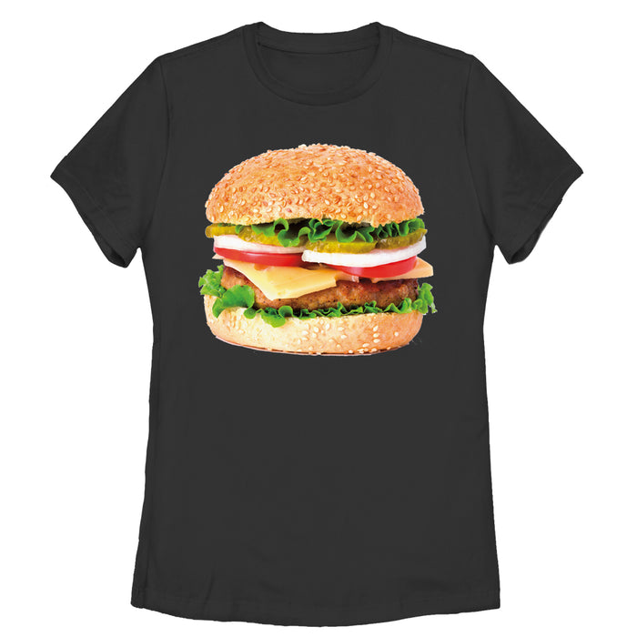 fifth sun Women's Lost Gods Cheeseburger Love T-Shirt