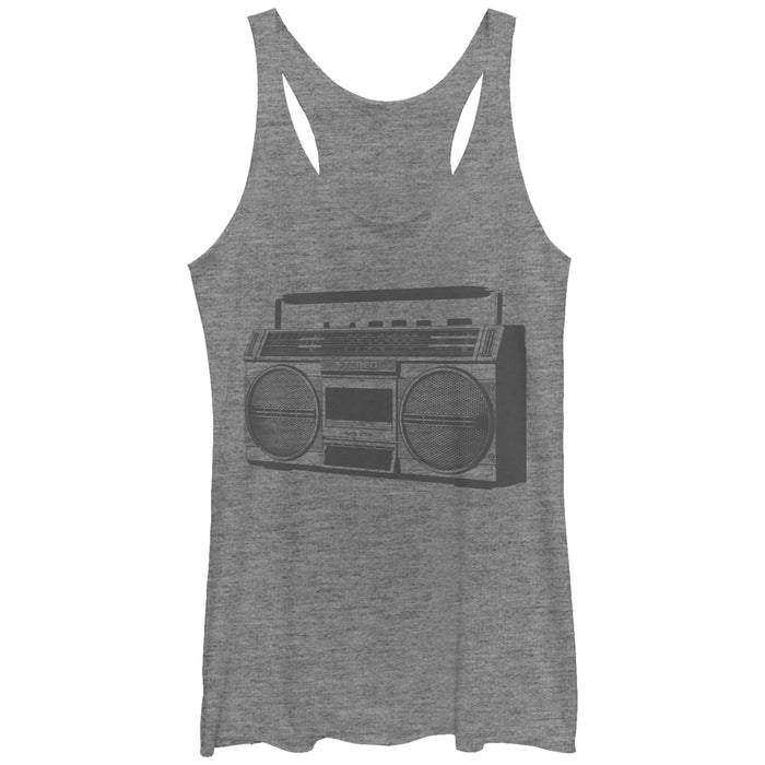 fifth sun Women's Lost Gods Classic Boombox Racerback Tank Top