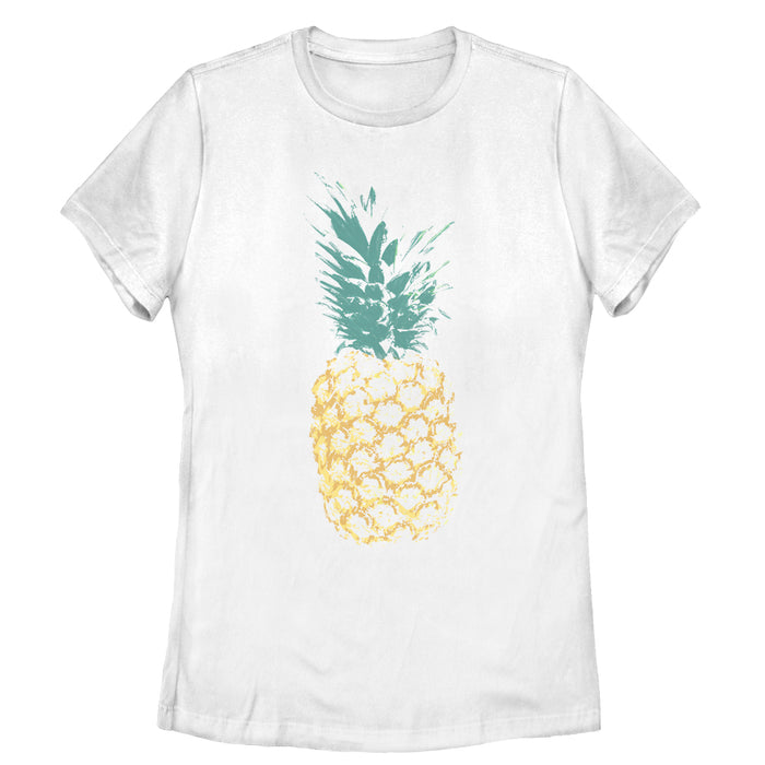 fifth sun Women's Lost Gods Distressed Pineapple T-Shirt