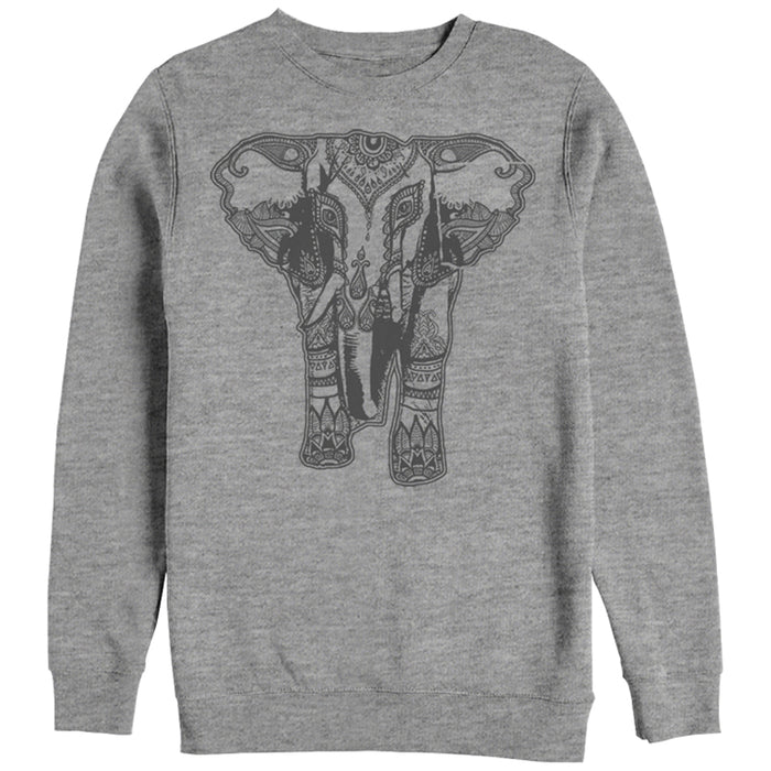 fifth sun Women's Lost Gods Elephant Print Sweatshirt