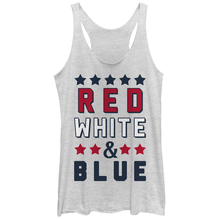 fifth sun Women's Lost Gods Fourth of July and Blue Racerback Tank Top