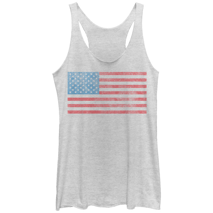 fifth sun Women's Lost Gods Fourth of July Classic American Flag Racerback Tank Top