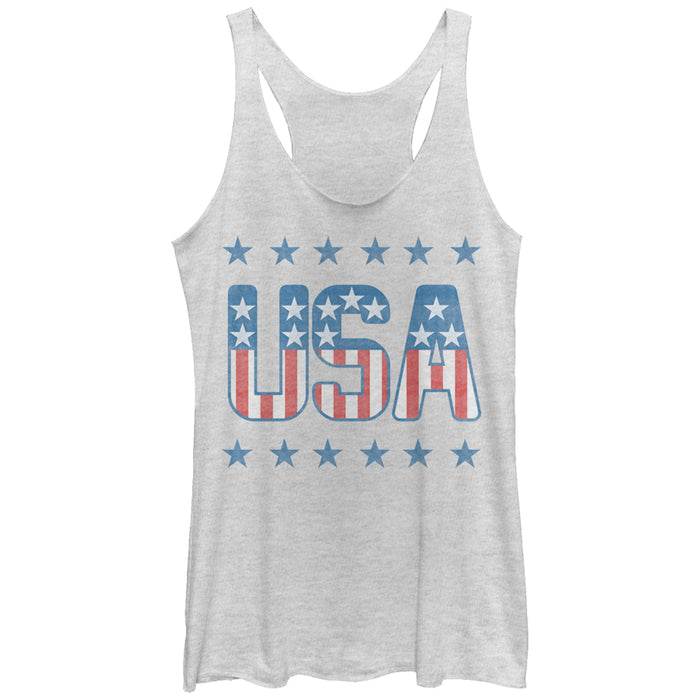 fifth sun Women's Lost Gods Fourth of July USAs Racerback Tank Top