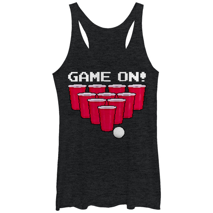 fifth sun Women's Lost Gods Game on Pong Racerback Tank Top