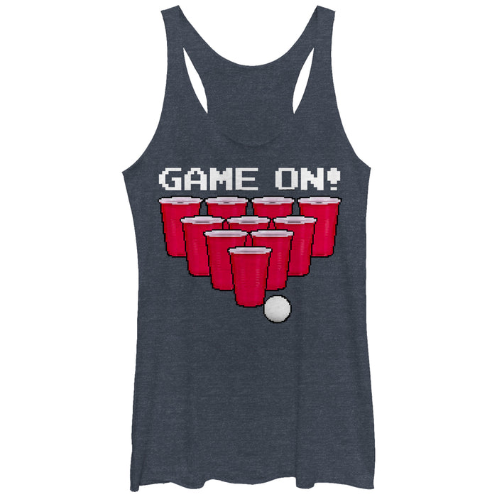 fifth sun Women's Lost Gods Game on Pong Racerback Tank Top