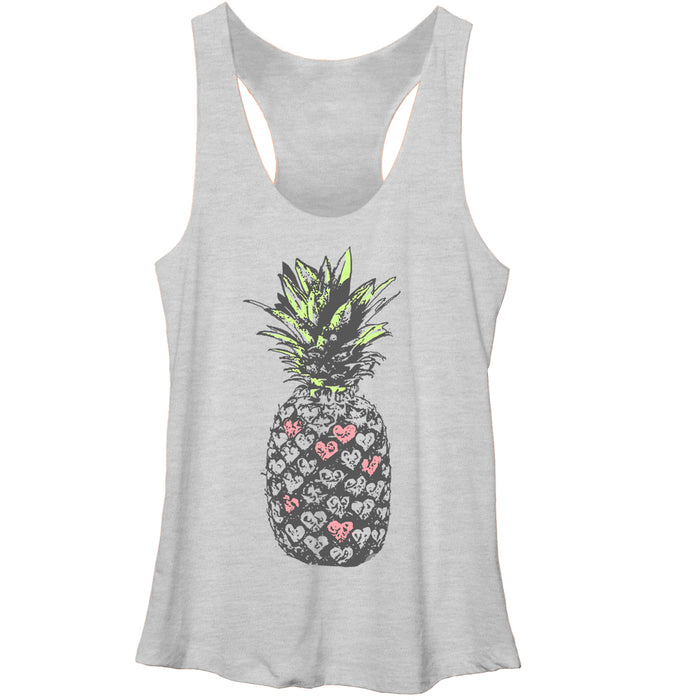 fifth sun Women's Lost Gods Heart Pineapple Racerback Tank Top