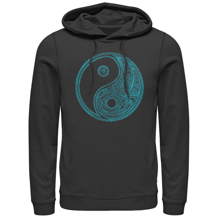 fifth sun Women's Lost Gods Henna Yin Yang Pull Over Hoodie