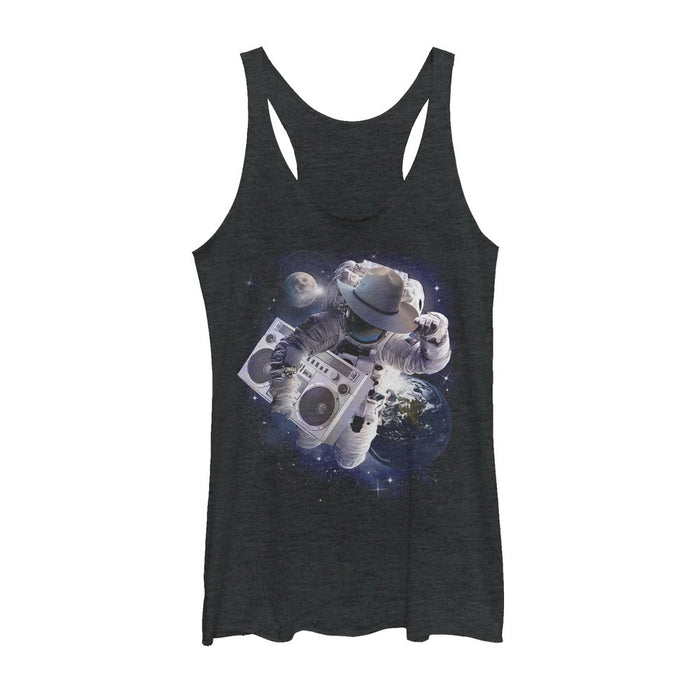 fifth sun Women's Lost Gods Houston in Space Racerback Tank Top