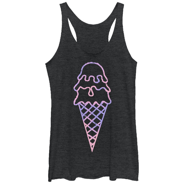 fifth sun Women's Lost Gods Ice Outline Racerback Tank Top