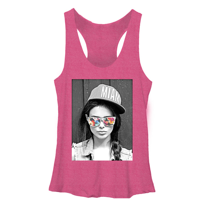 fifth sun Women's Lost Gods Miami Sunglasses Woman Racerback Tank Top
