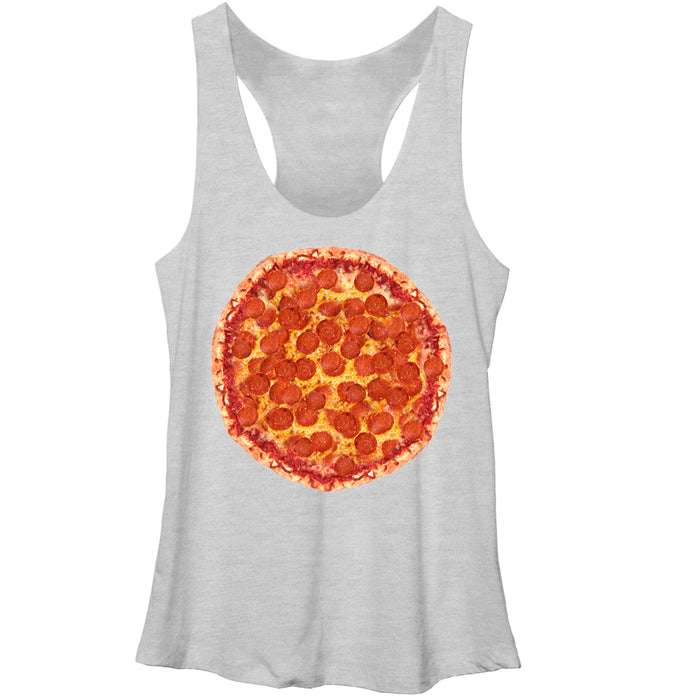 fifth sun Women's Lost Gods Pizza is Everything Racerback Tank Top