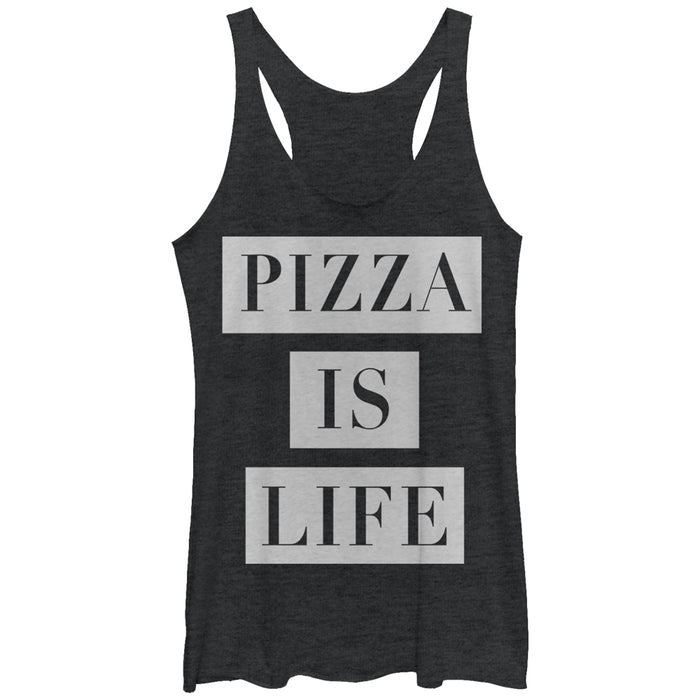 fifth sun Women's Lost Gods Pizza Life Racerback Tank Top