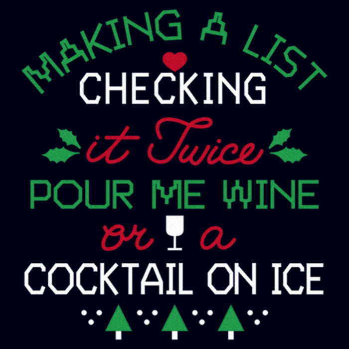 Fifth Sun Women's Lost Gods Pour Me Wine On A Cocktail T-Shirt