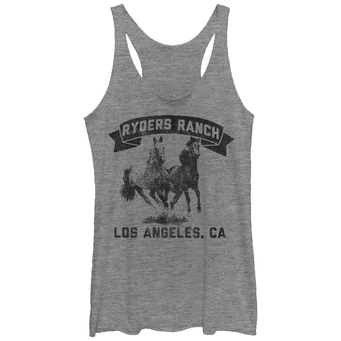 fifth sun Women's Lost Gods Ryders Ranch LA California Racerback Tank Top