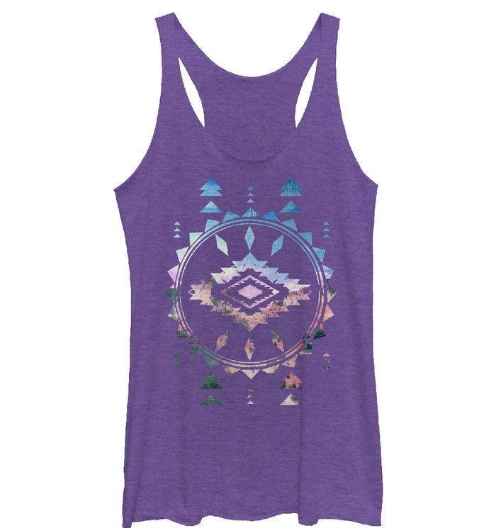 fifth sun Women's Lost Gods Southwest Print Racerback Tank Top