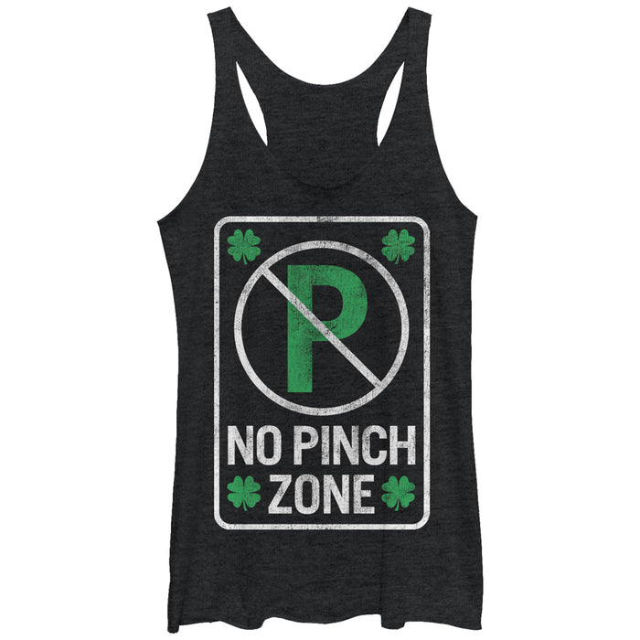 fifth sun Women's Lost Gods St. Patrick's Day No Pinch Zone Racerback Tank Top