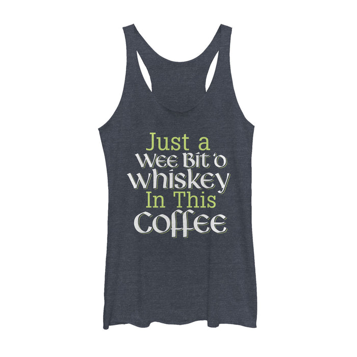 fifth sun Women's Lost Gods St. Patrick's Day Wee Bit O'Whiskey Racerback Tank Top