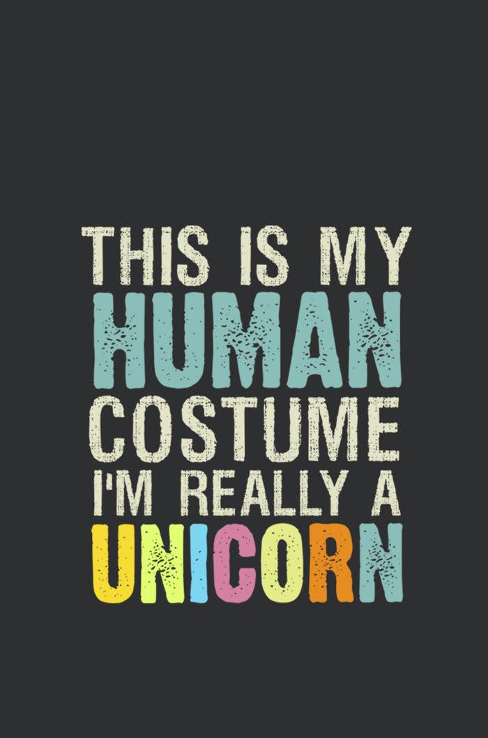 Fifth Sun Women's Lost Gods Unicorn In Human Costume Racerback Tank Top