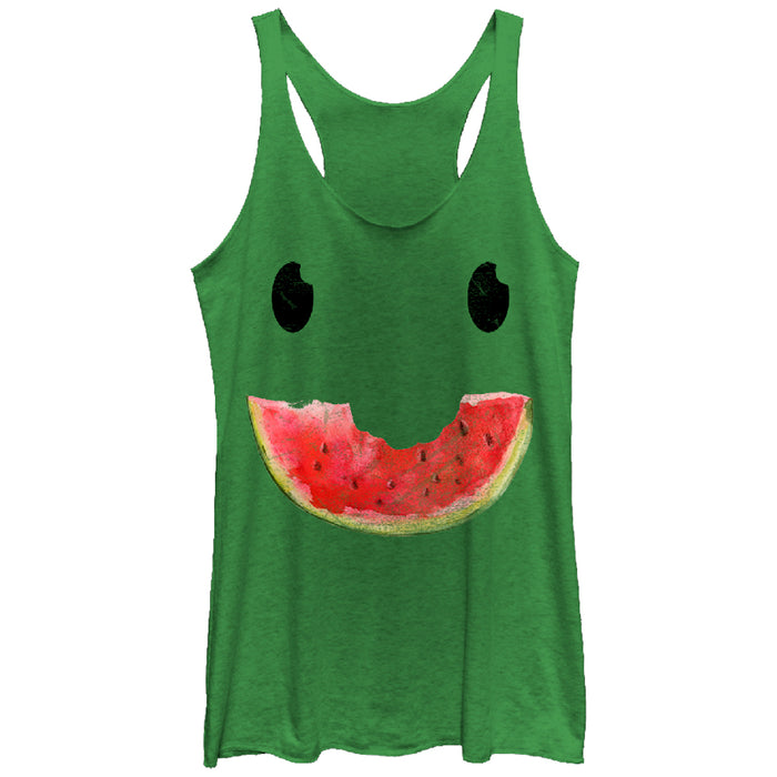 fifth sun Women's Lost Gods Watermelon Smile Racerback Tank Top