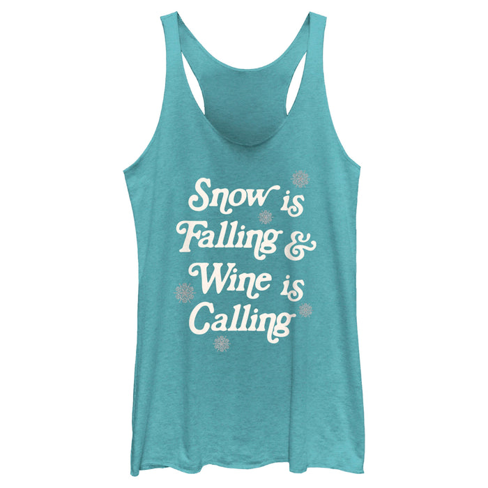 fifth sun Women's Lost Gods Wine Is Calling Racerback Tank Top