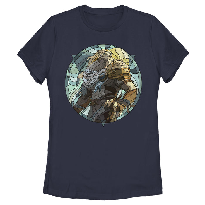fifth sun Women's Magic: The Gathering Ajani Stained Glass T-Shirt