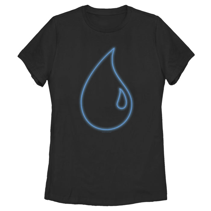 fifth sun Women's Magic: The Gathering Blue Mana Water Outline T-Shirt
