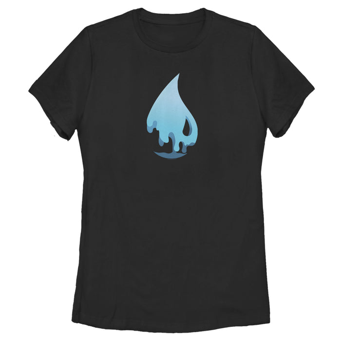 fifth sun Women's Magic: The Gathering Blue Mana Water Symbol T-Shirt