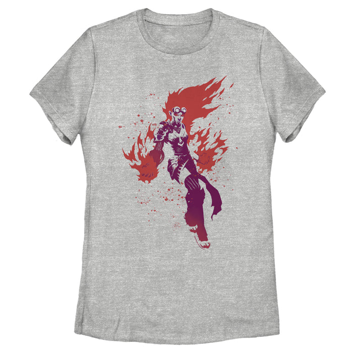 fifth sun Women's Magic: The Gathering Chandra Nalaar Portrait T-Shirt