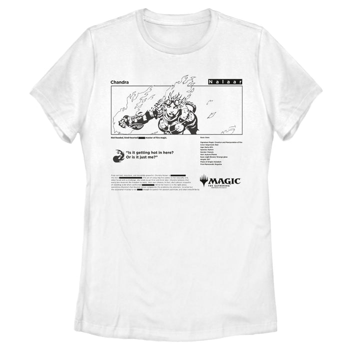 fifth sun Women's Magic: The Gathering Chandra Story Card T-Shirt