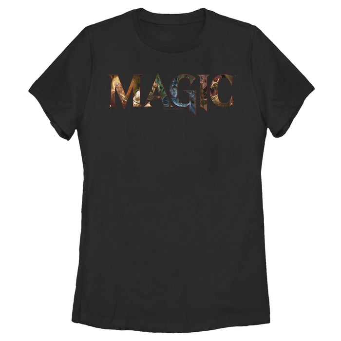 fifth sun Women's Magic: The Gathering Decorative Logo T-Shirt