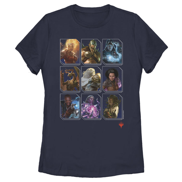 fifth sun Women's Magic: The Gathering Favorite Character Cards T-Shirt