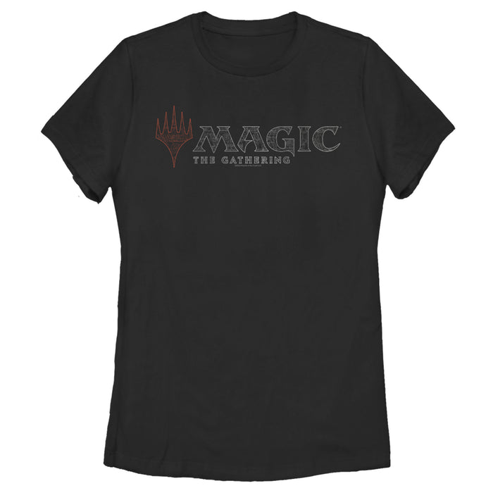 fifth sun Women's Magic: The Gathering Ornate Logo T-Shirt