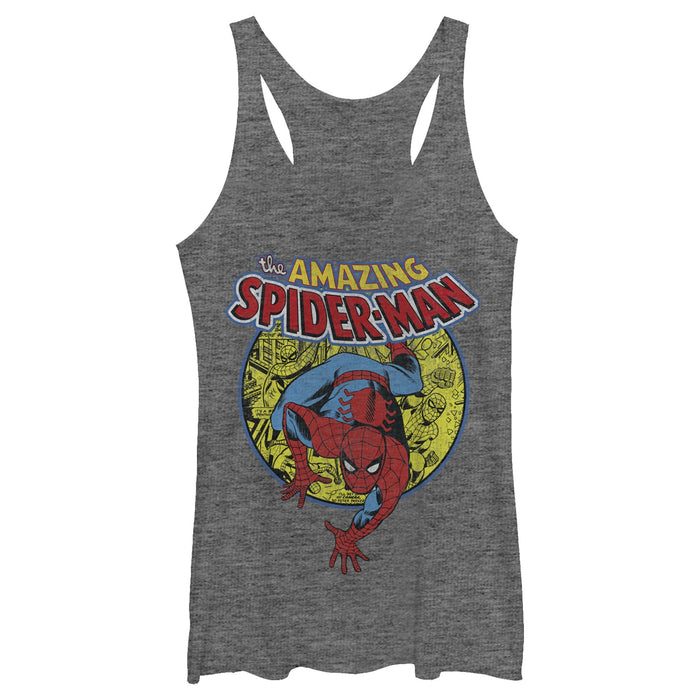 fifth sun Women's Marvel Amazing Spider-Man Responsibility Racerback Tank Top