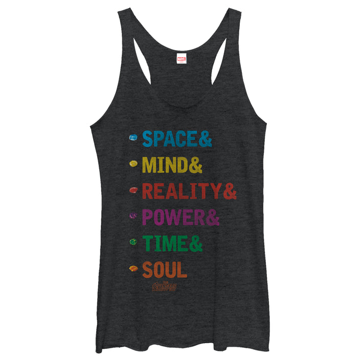 fifth sun Women's Marvel Avengers: Avengers: Infinity War Gift of Gauntlet Racerback Tank Top