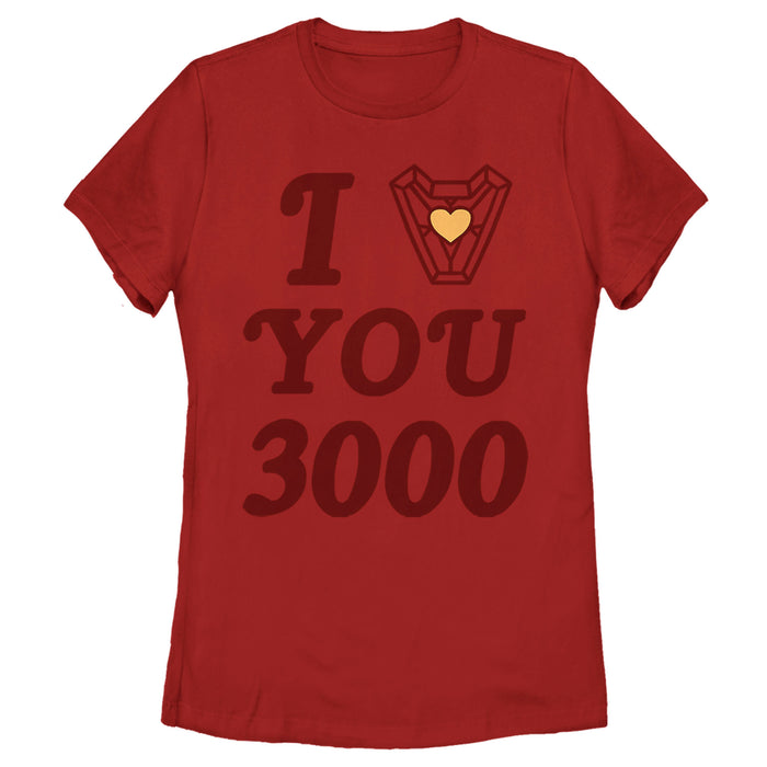 fifth sun Women's Marvel Avengers Endgame 3000 Love T-Shirt