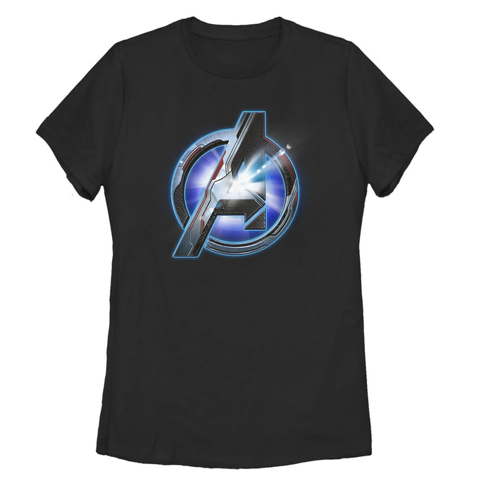 fifth sun Women's Marvel Avengers: Endgame Arc Reactor Logo T-Shirt