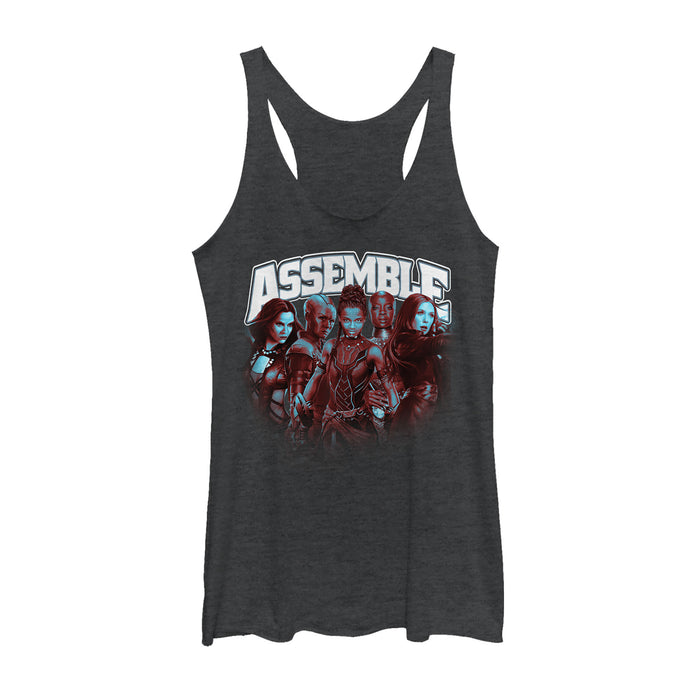 fifth sun Women's Marvel Avengers: Endgame Assemble Heroines Racerback Tank Top