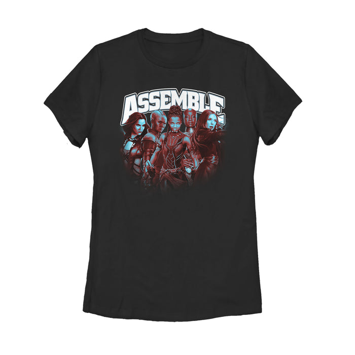 fifth sun Women's Marvel Avengers: Endgame Assemble Heroines T-Shirt