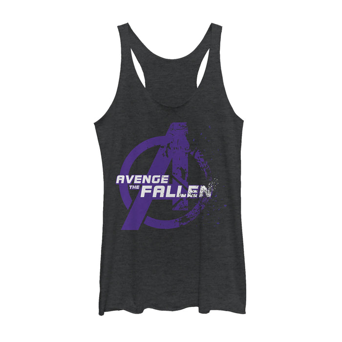 fifth sun Women's Marvel Avengers: Endgame Avenge Fallen Dust Racerback Tank Top